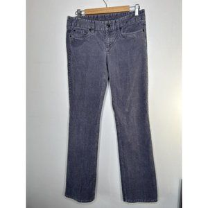 J. Crew Size Favorite Fit Grey Corduroy Boot Cut  Stretch Pants Size 29R